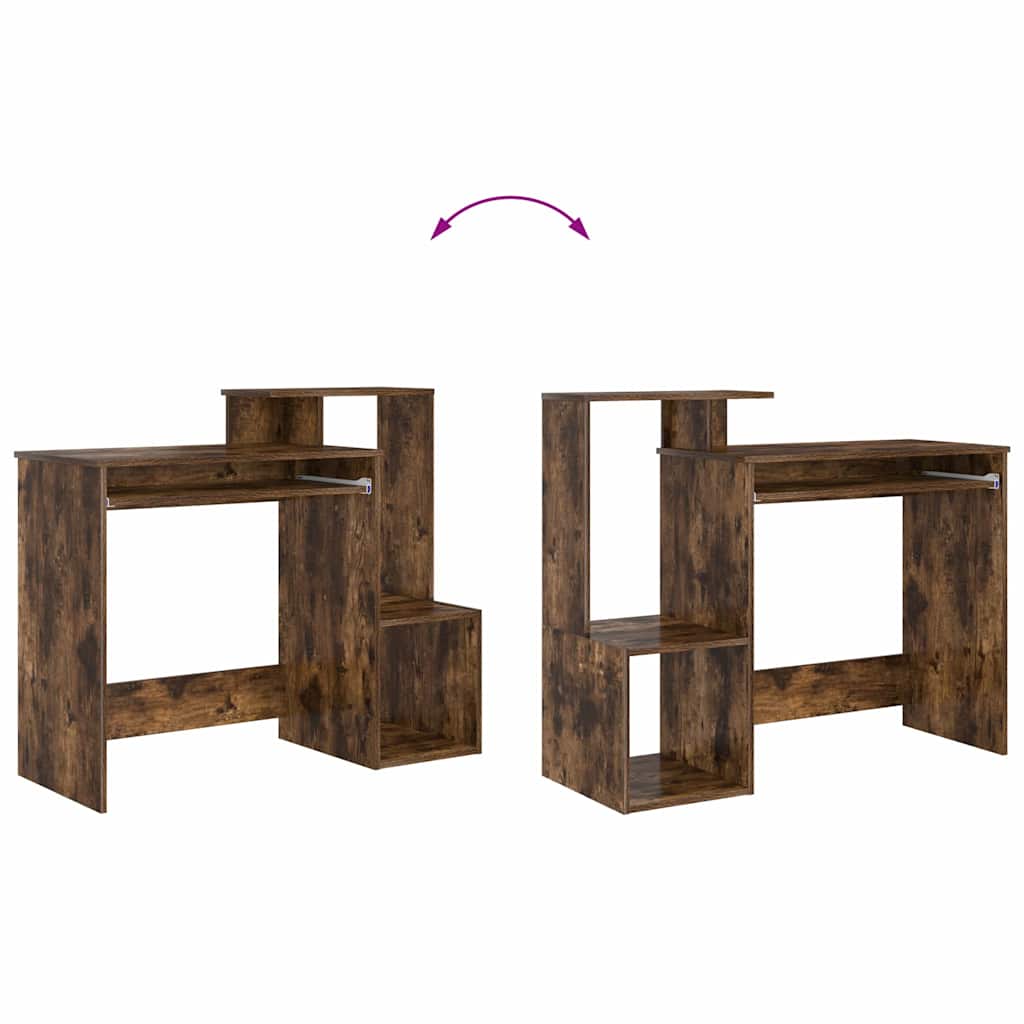 Bureau Chêne fumé 106 x 40 x 88.5 cm Bois d'ingénierie - XIOS