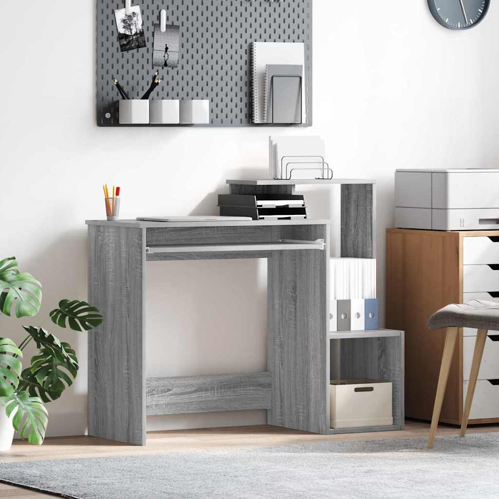 Bureau Gris Sonoma 106 x 40 x 88.5 cm Bois d'ingénierie - XIOS