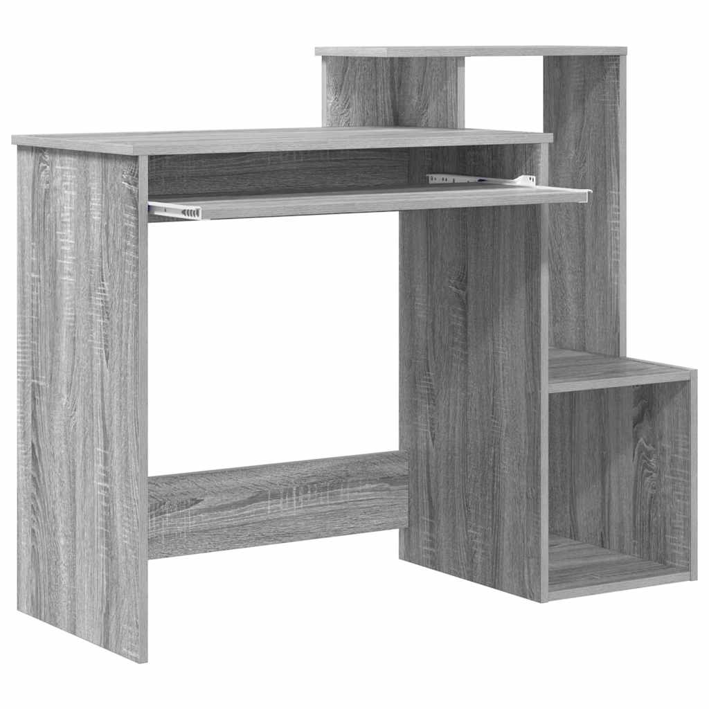 Bureau Gris Sonoma 106 x 40 x 88.5 cm Bois d'ingénierie - XIOS