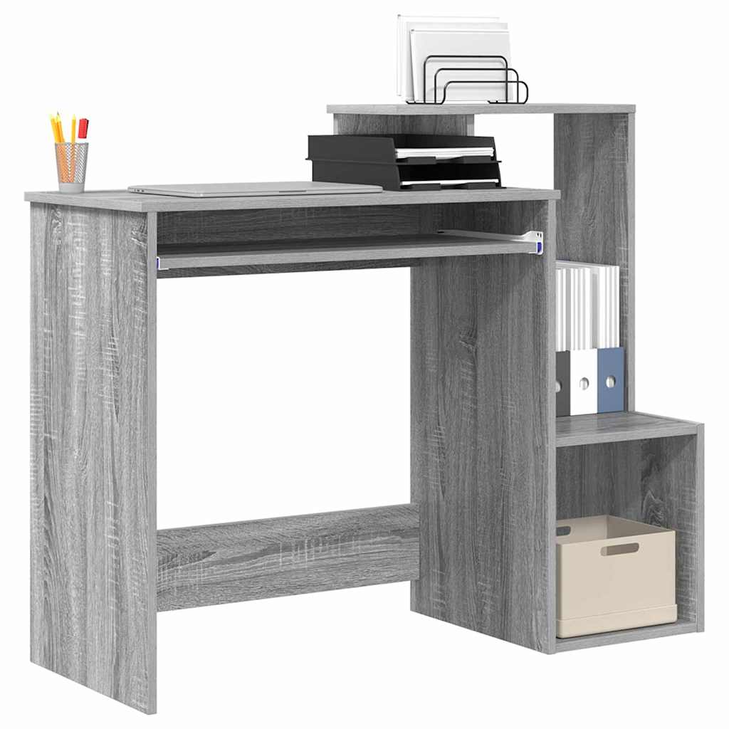 Bureau Gris Sonoma 106 x 40 x 88.5 cm Bois d'ingénierie - XIOS