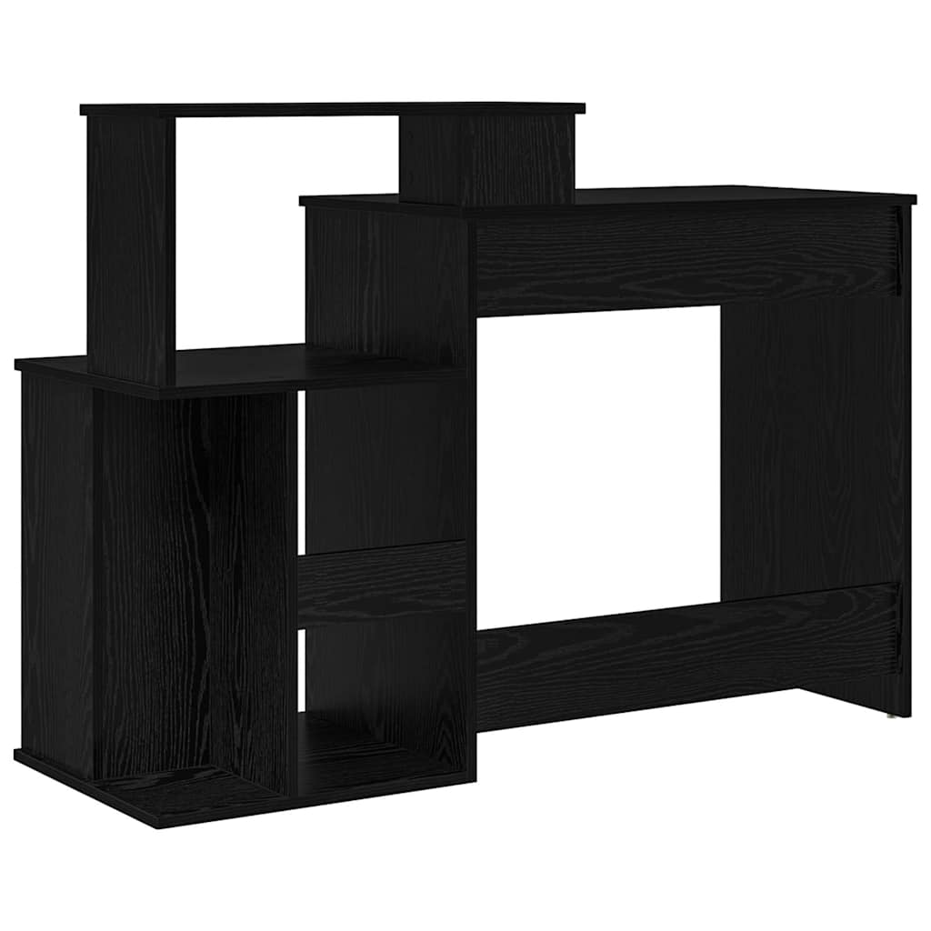 Bureau avec Rangement Chêne noir 120.5 x 44 x 88.5 cm - XIOS