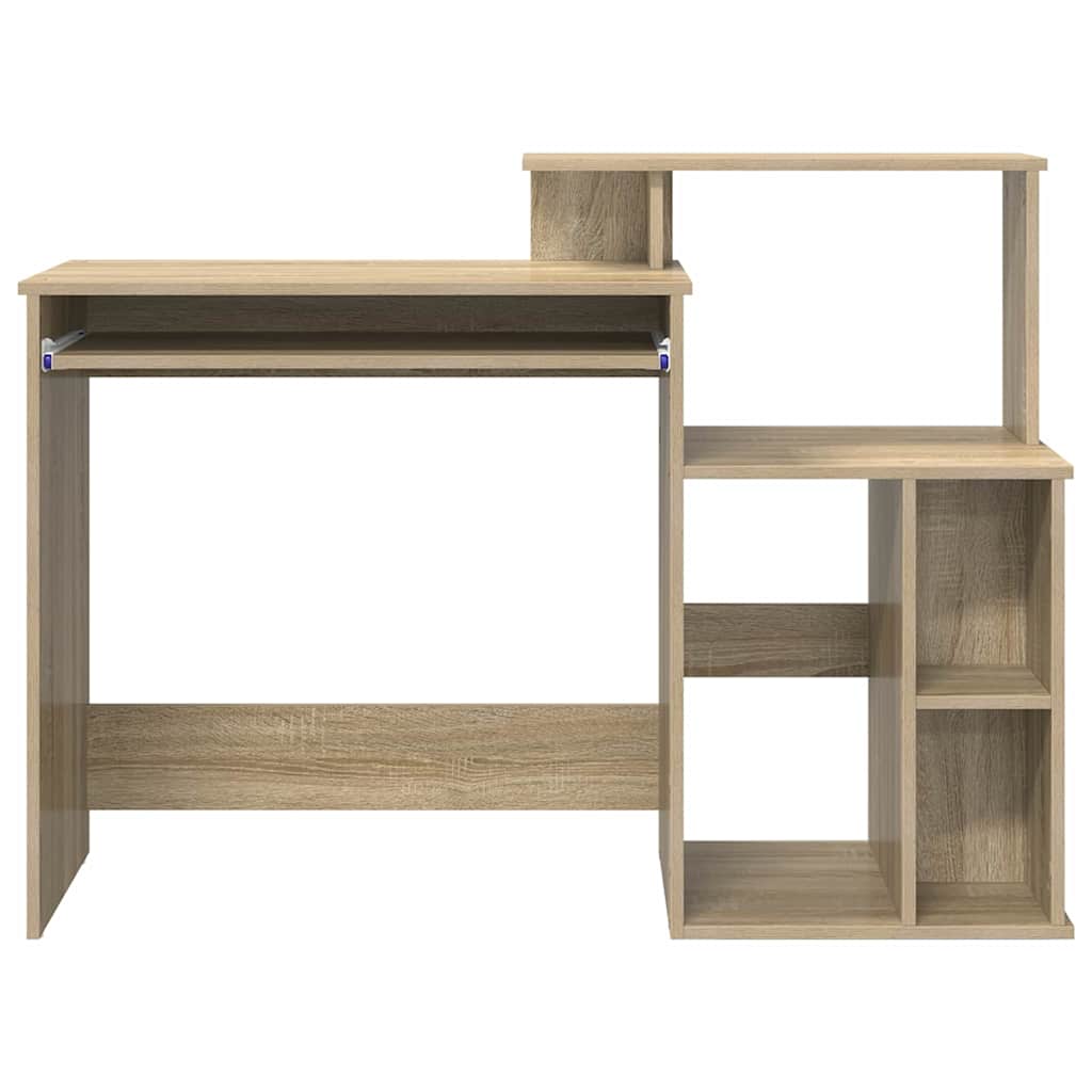 Bureau avec Rangement Chêne sonoma 120.5 x 44 x 88.5 cm - XIOS