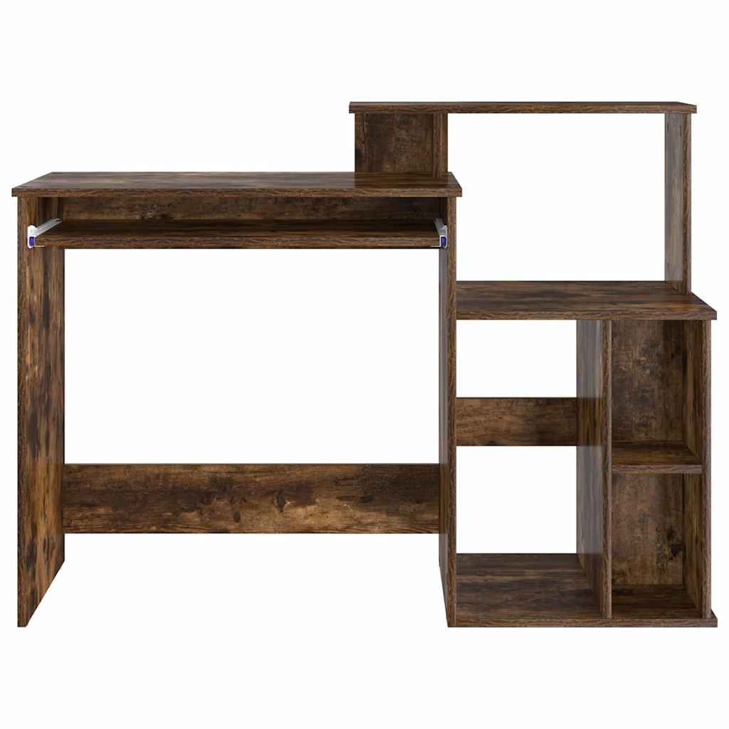 Bureau avec Rangement Chêne fumé 120.5 x 44 x 88.5 cm - XIOS