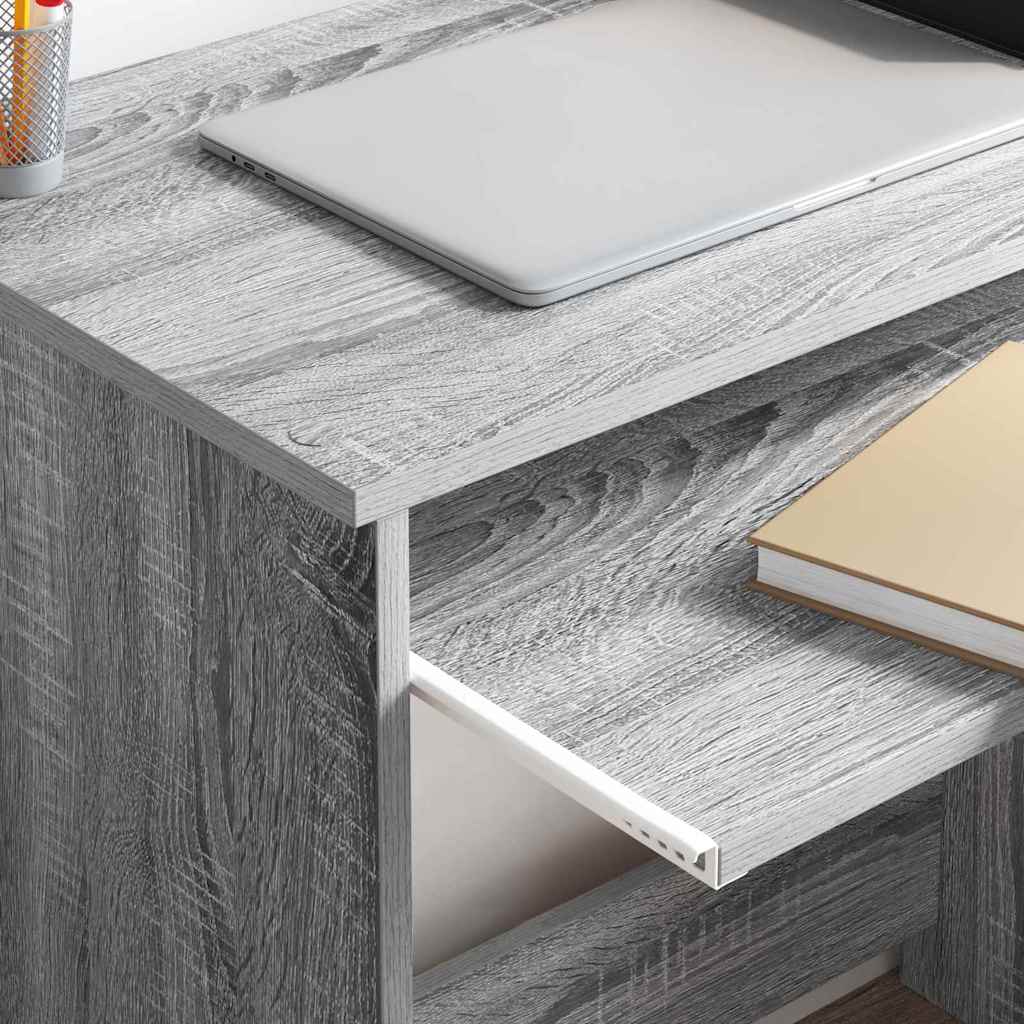Bureau avec Rangement Sonoma gris 120.5 x 44 x 88.5 cm - XIOS