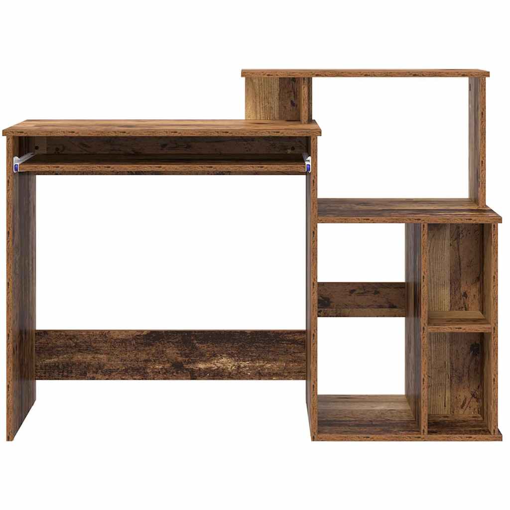 Bureau avec Rangement Bois Ancien 120.5 x 44 x 88.5 cm - XIOS