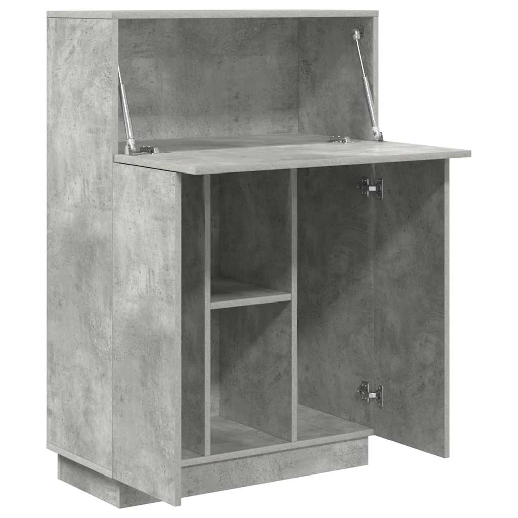 Bureau avec porte Gris 71,5 x 31,5 x 106,5 cm Bois d'ingénierie - XIOS