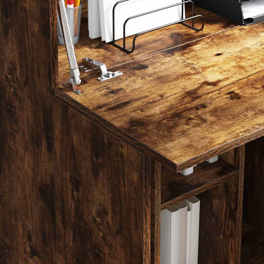 Bureau Chêne fumé 71,5 x 31,5 x 106,5 cm Bois d'ingénierie - XIOS