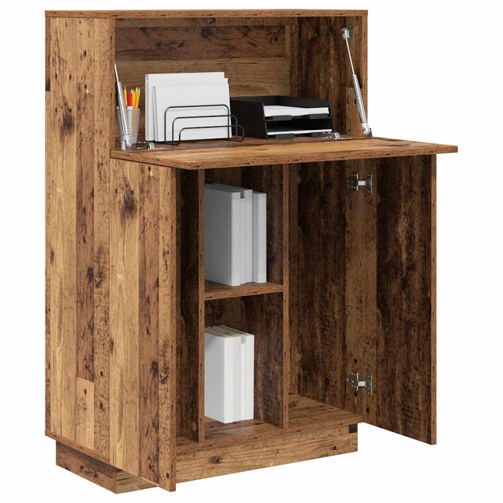 Bureau Bois Ancien Bois d'ingénierie 71.5 x 31.5 x 106.5 cm - XIOS