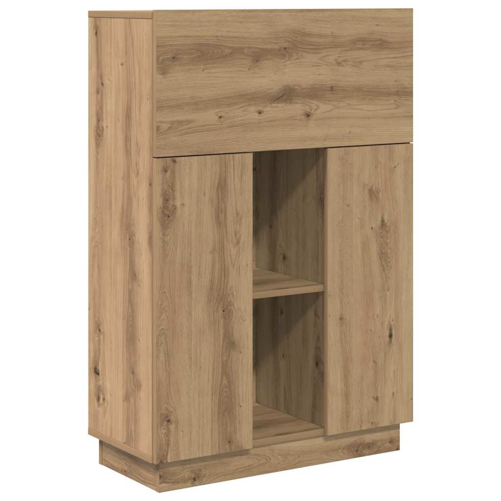 Bureau chêne artisanal 71,5 x 31,5 x 106,5 cm Bois d'ingénierie - XIOS