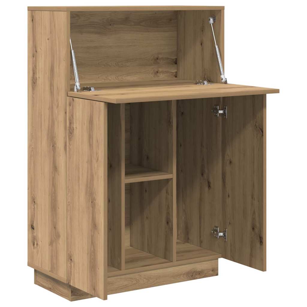 Bureau chêne artisanal 71,5 x 31,5 x 106,5 cm Bois d'ingénierie - XIOS