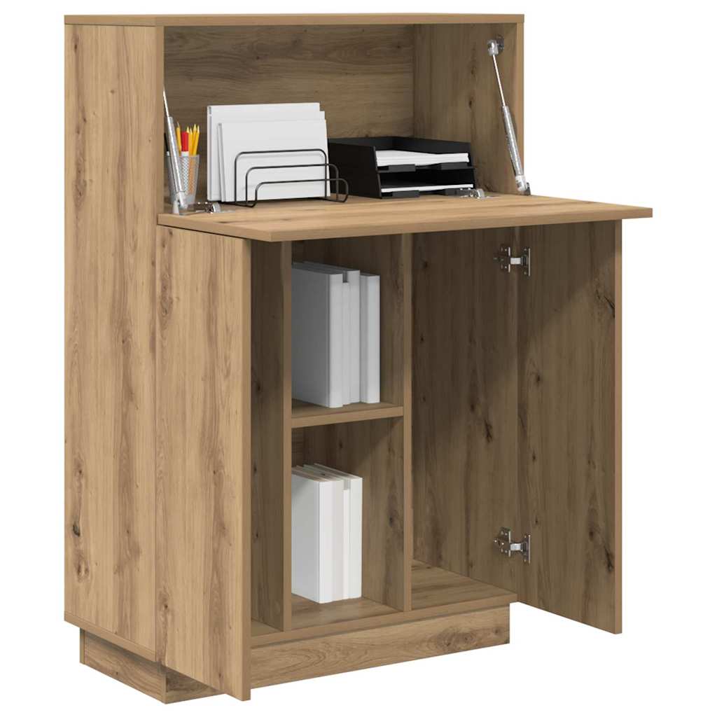 Bureau chêne artisanal 71,5 x 31,5 x 106,5 cm Bois d'ingénierie - XIOS