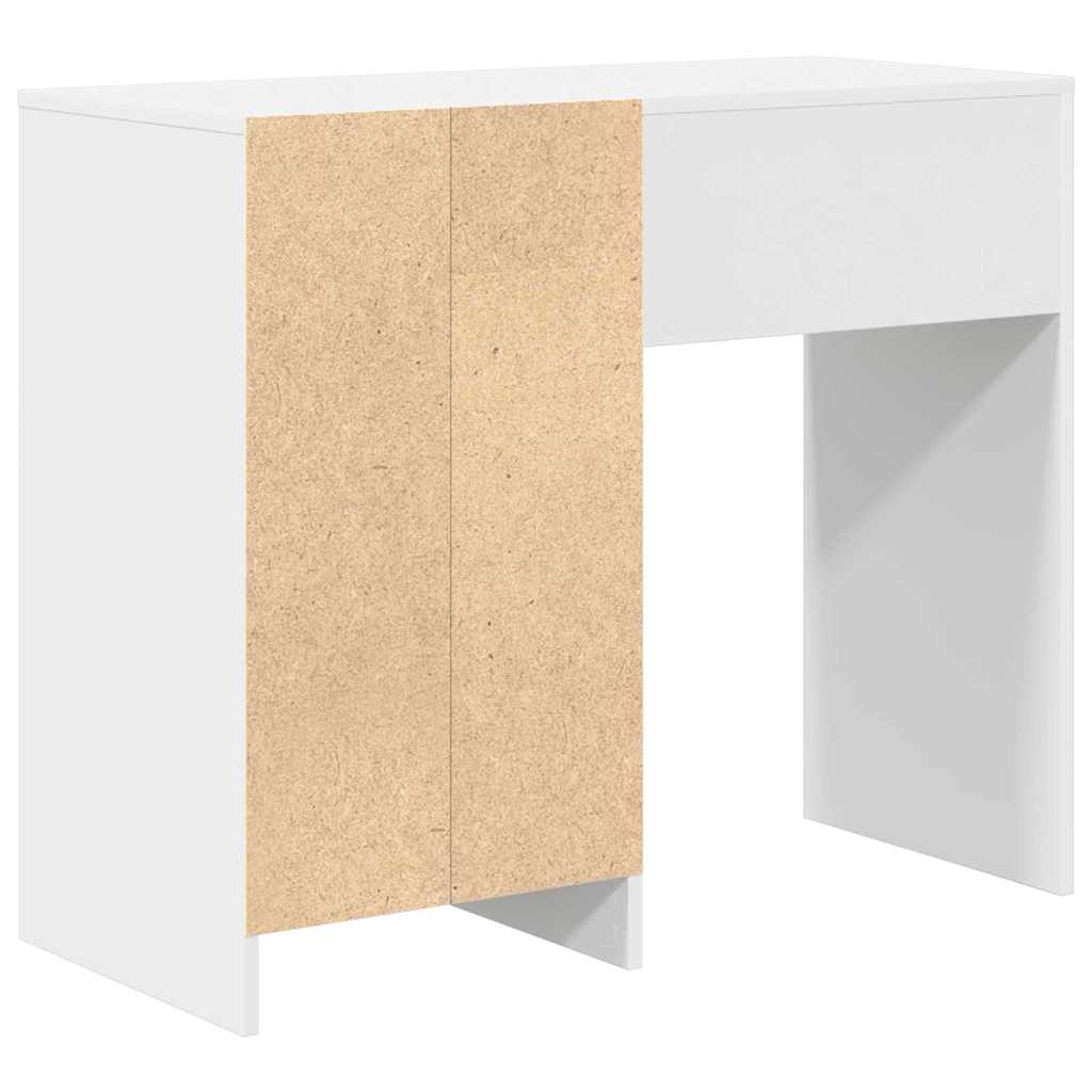 Bureau avec tiroir Blanc 90 x 37,5 x 75 cm Bois d'ingénierie - XIOS