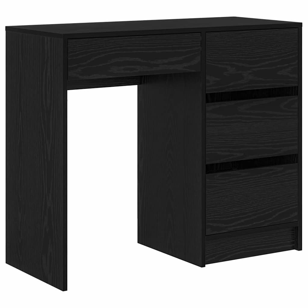 Bureau Chêne noir Bois d'ingénierie 90 x 37,5 x 75 cm