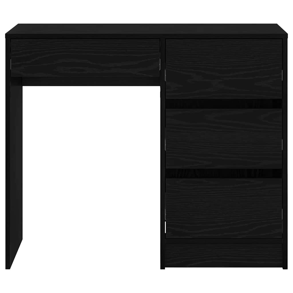 Bureau Chêne noir Bois d'ingénierie 90 x 37,5 x 75 cm