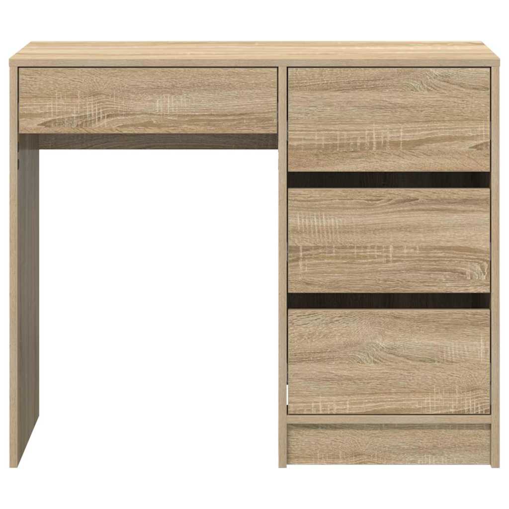 Bureau Chêne Sonoma 90 x 37,5 x 75 cm Bois d'ingénierie - XIOS