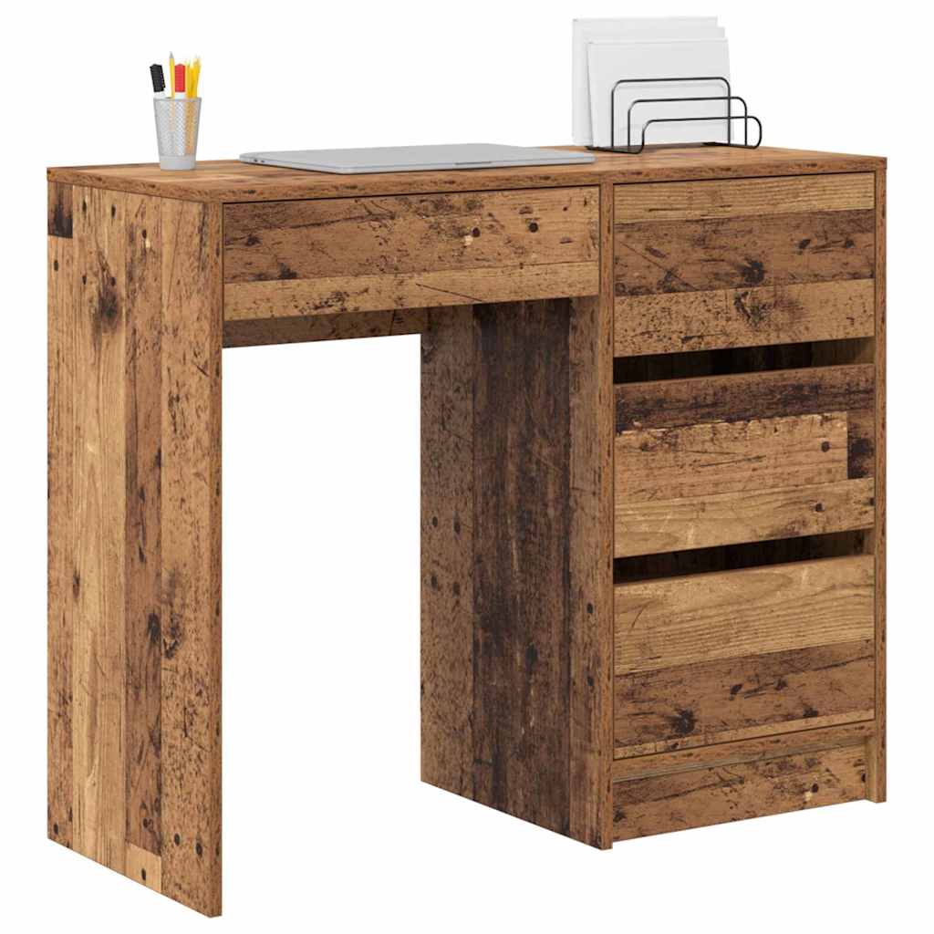Bureau Bois ancien 90 x 37,5 x 75 cm Bois d'ingénierie - XIOS