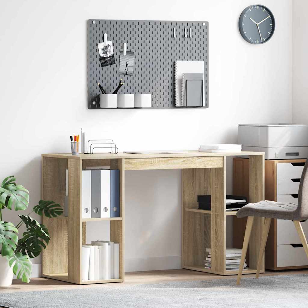 Bureau avec Rangement Chêne sonoma 130 x 50,5 x 75 cm - XIOS