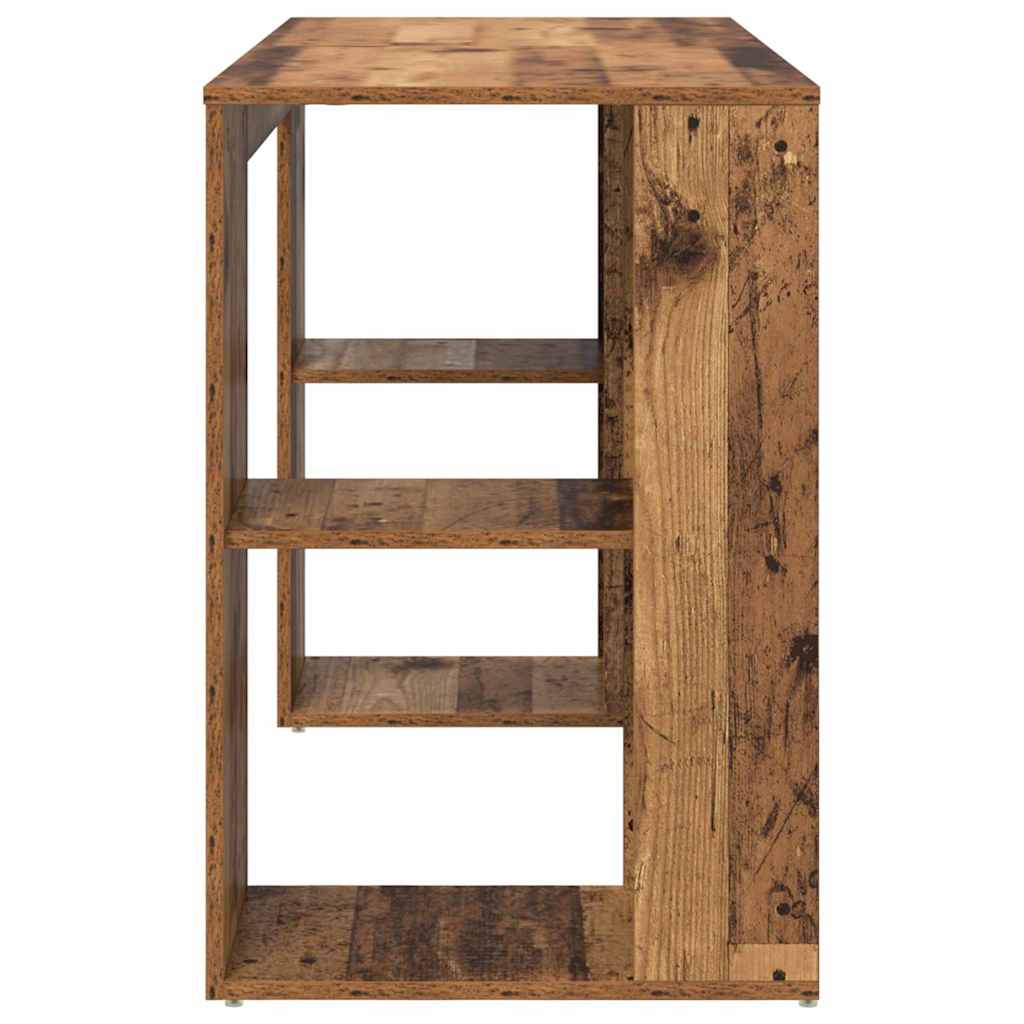 Bureau avec Rangement Bois ancien 130 x 50,5 x 75 cm - XIOS