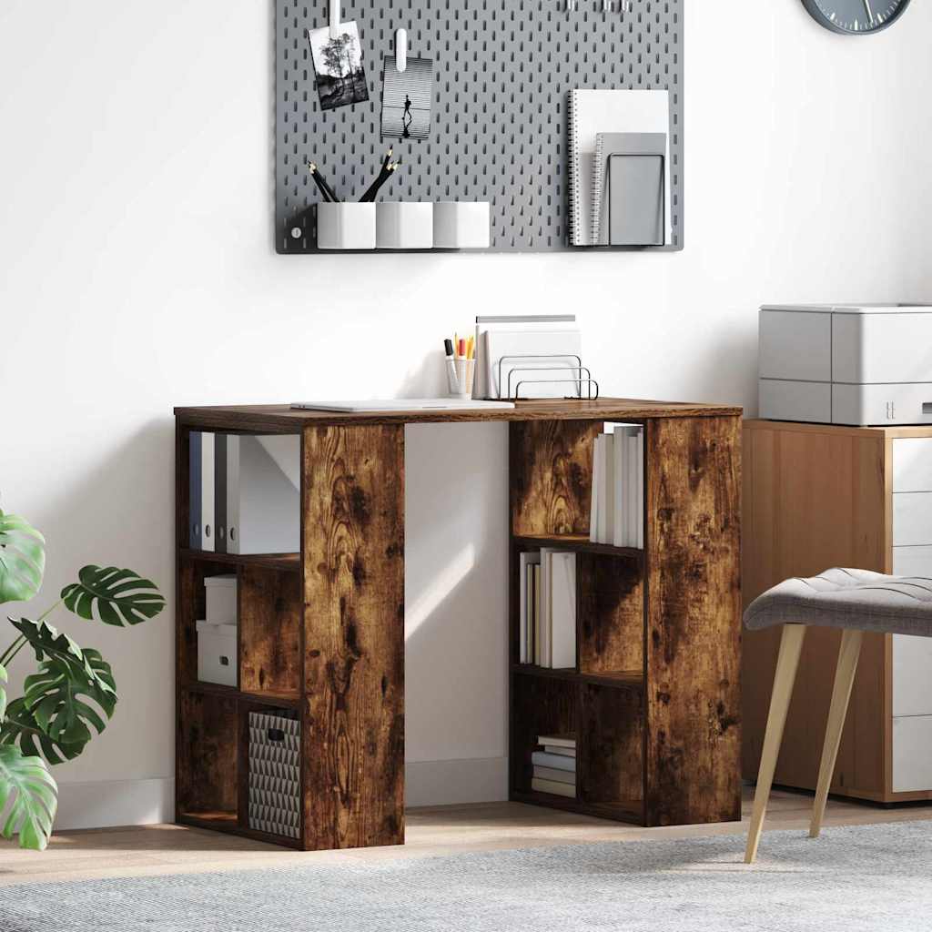 Bureau Chêne fumé 90 x 50 x 75 cm Bois d'ingénierie - XIOS