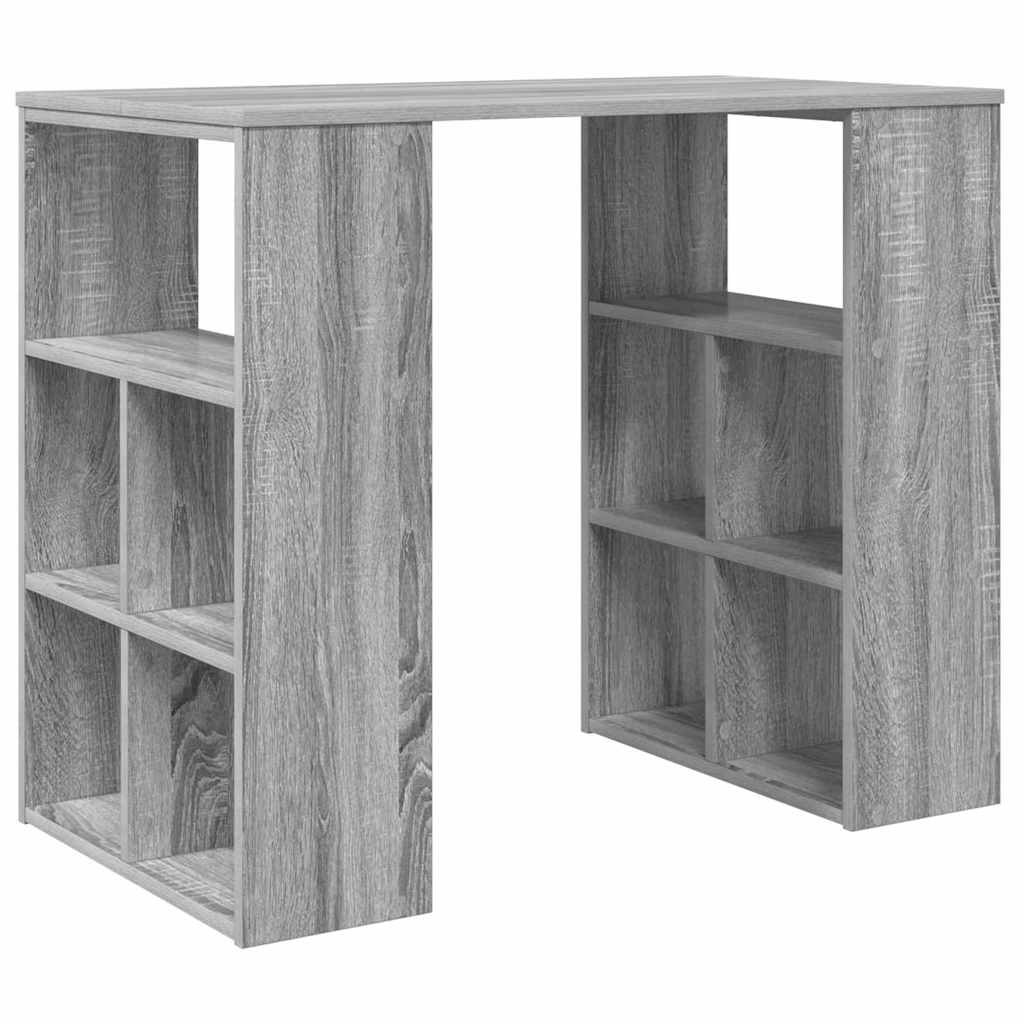 Bureau Gris Sonoma 90 x 50 x 75 cm Bois d'ingénierie - XIOS