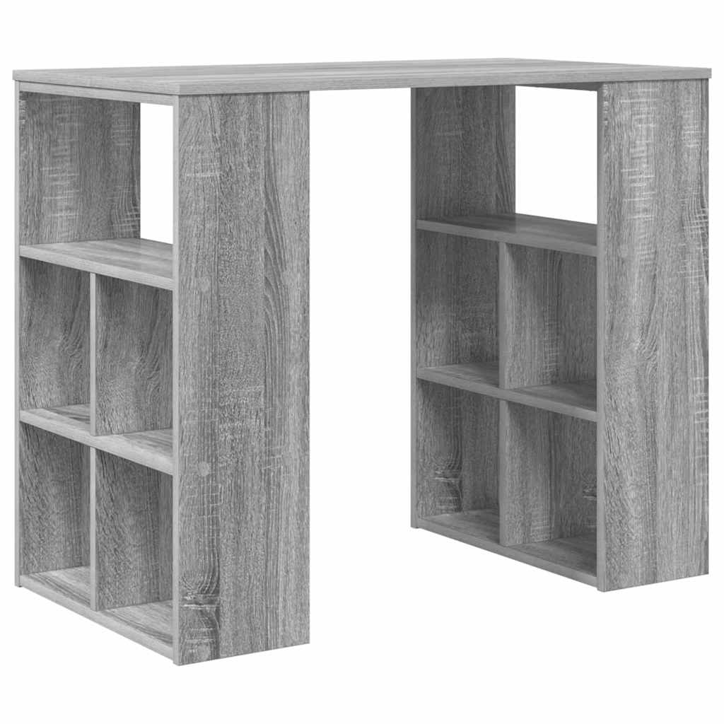 Bureau Gris Sonoma 90 x 50 x 75 cm Bois d'ingénierie - XIOS
