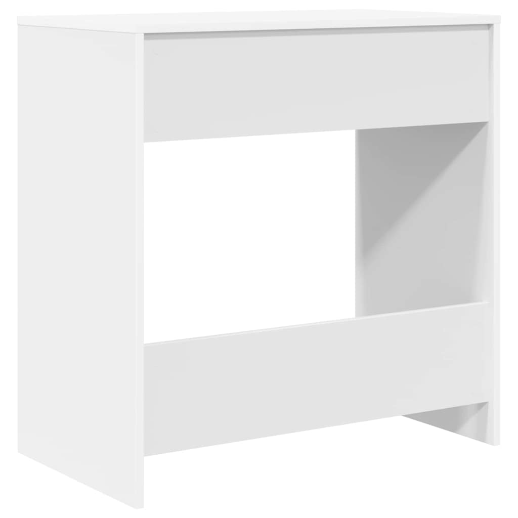 Bureau avec étagère Blanc 77,5 x 43 x 79 cm Bois d'ingénierie - XIOS