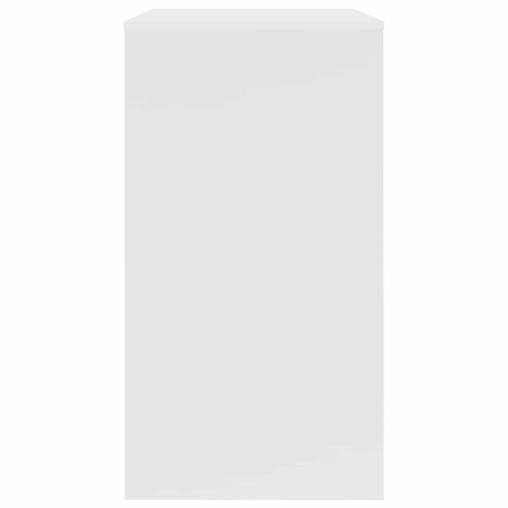 Bureau avec étagère Blanc 77,5 x 43 x 79 cm Bois d'ingénierie - XIOS