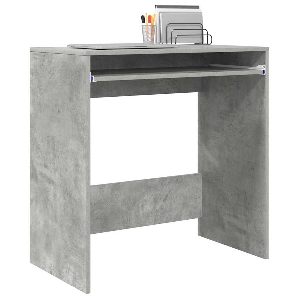 Bureau avec étagère Gris 77,5 x 43 x 79 cm Bois d'ingénierie - XIOS