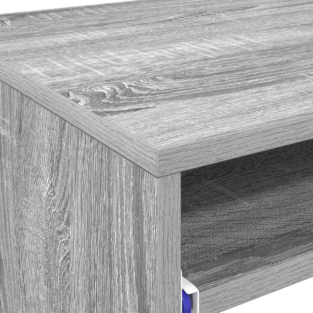 Bureau Gris Sonoma 77,5 x 43 x 79 cm Bois d'ingénierie - XIOS