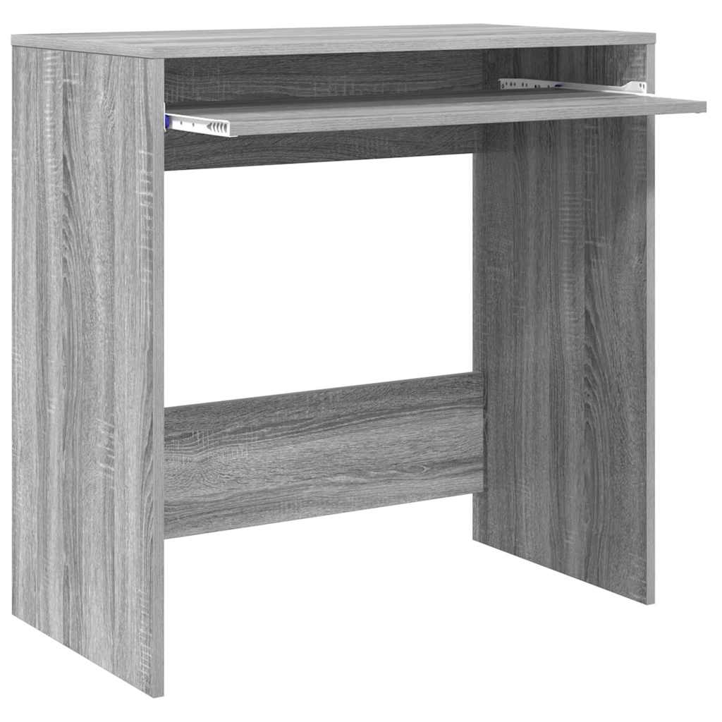 Bureau avec étagère Gris 77,5 x 43 x 79 cm Bois d'ingénierie - XIOS