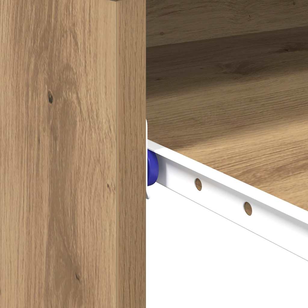 Bureau chêne artisanal 77,5 x 43 x 79 cm Bois d'ingénierie - XIOS