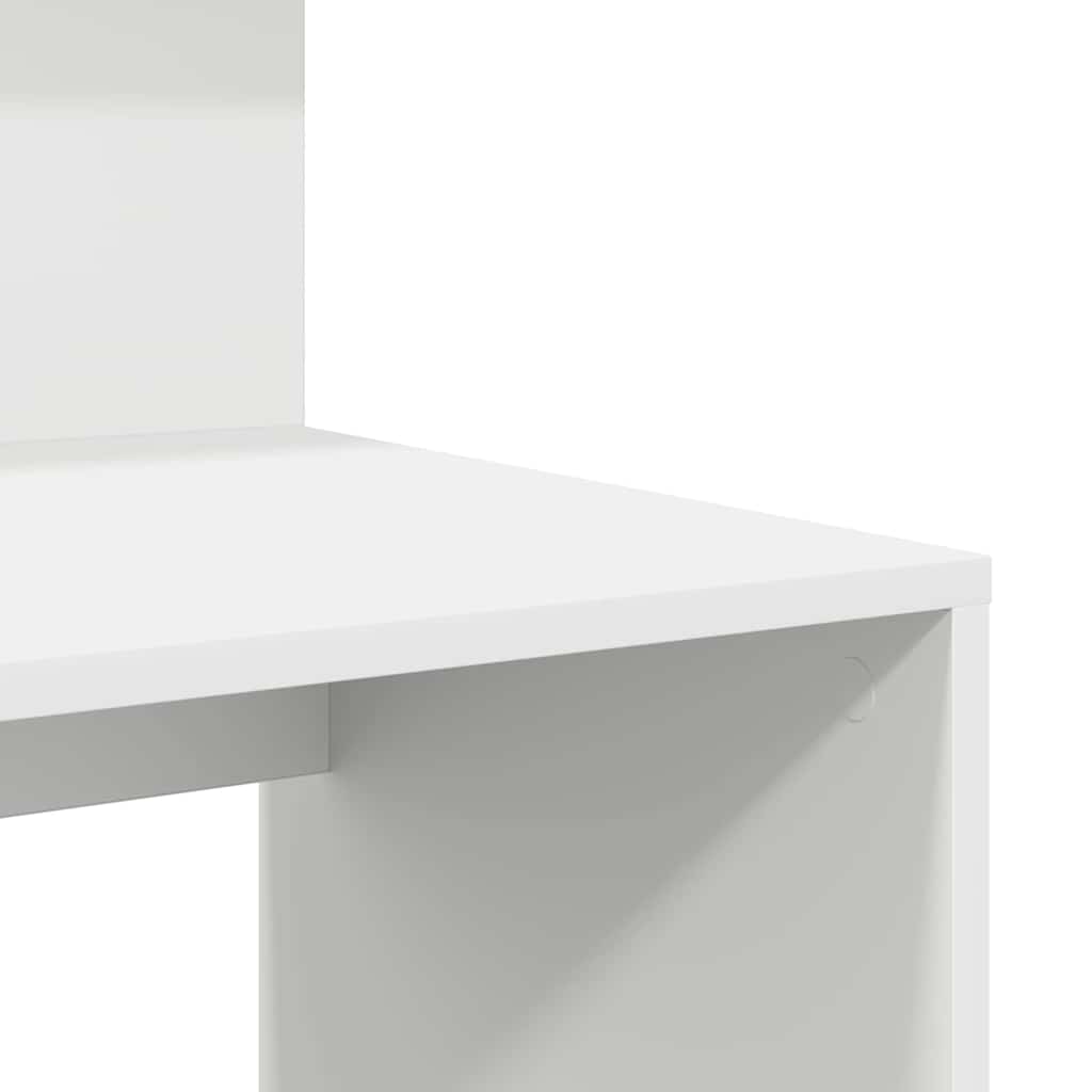Bureau avec rangement avec étagère Blanc 90 x 48 x 101,5 cm - XIOS