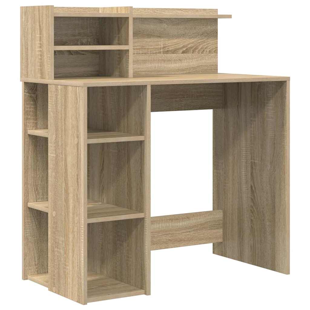 Bureau avec rangement Chêne sonoma 90 x 48 x 101,5 cm - XIOS