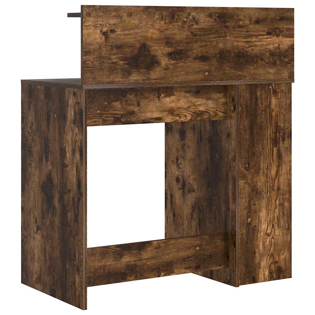 Bureau avec rangement Chêne fumé 90 x 48 x 101,5 cm - XIOS