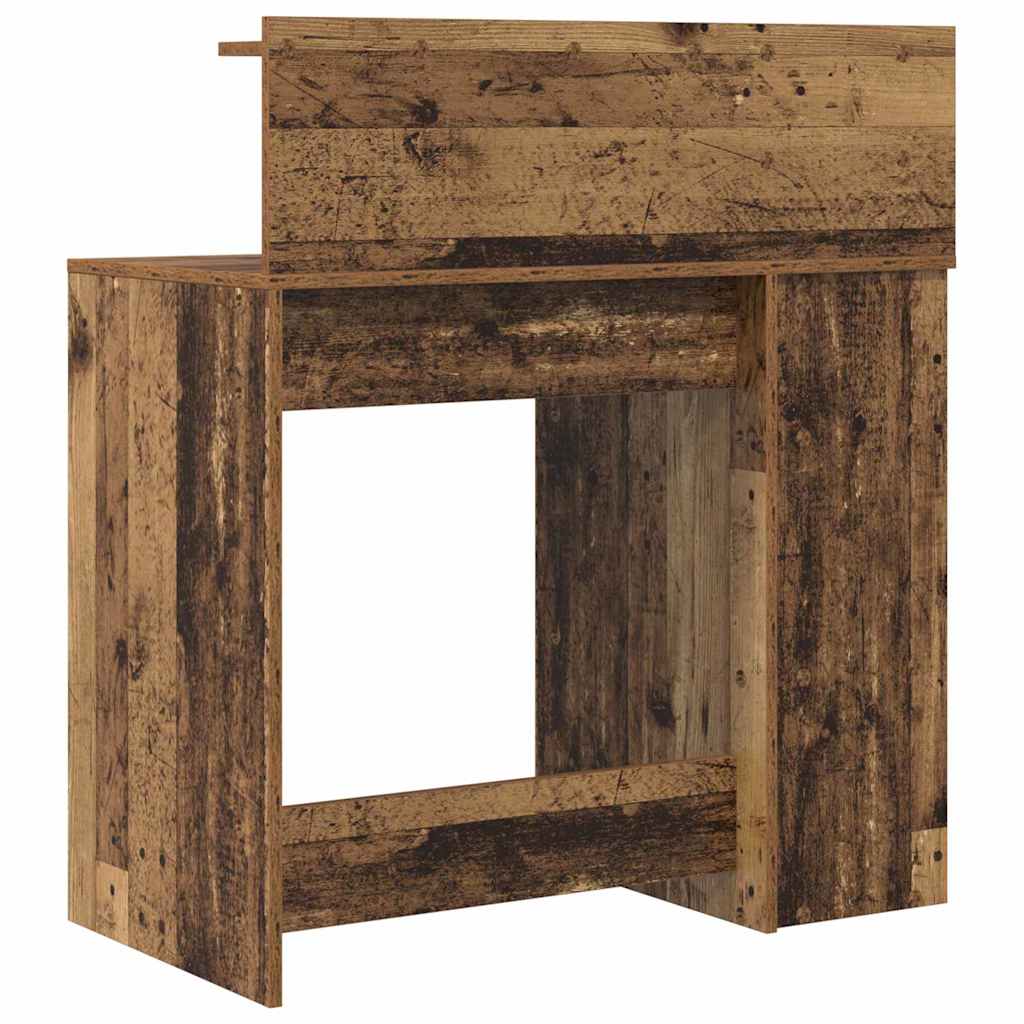 Bureau avec rangement Bois Ancien 90 x 48 x 101,5 cm - XIOS