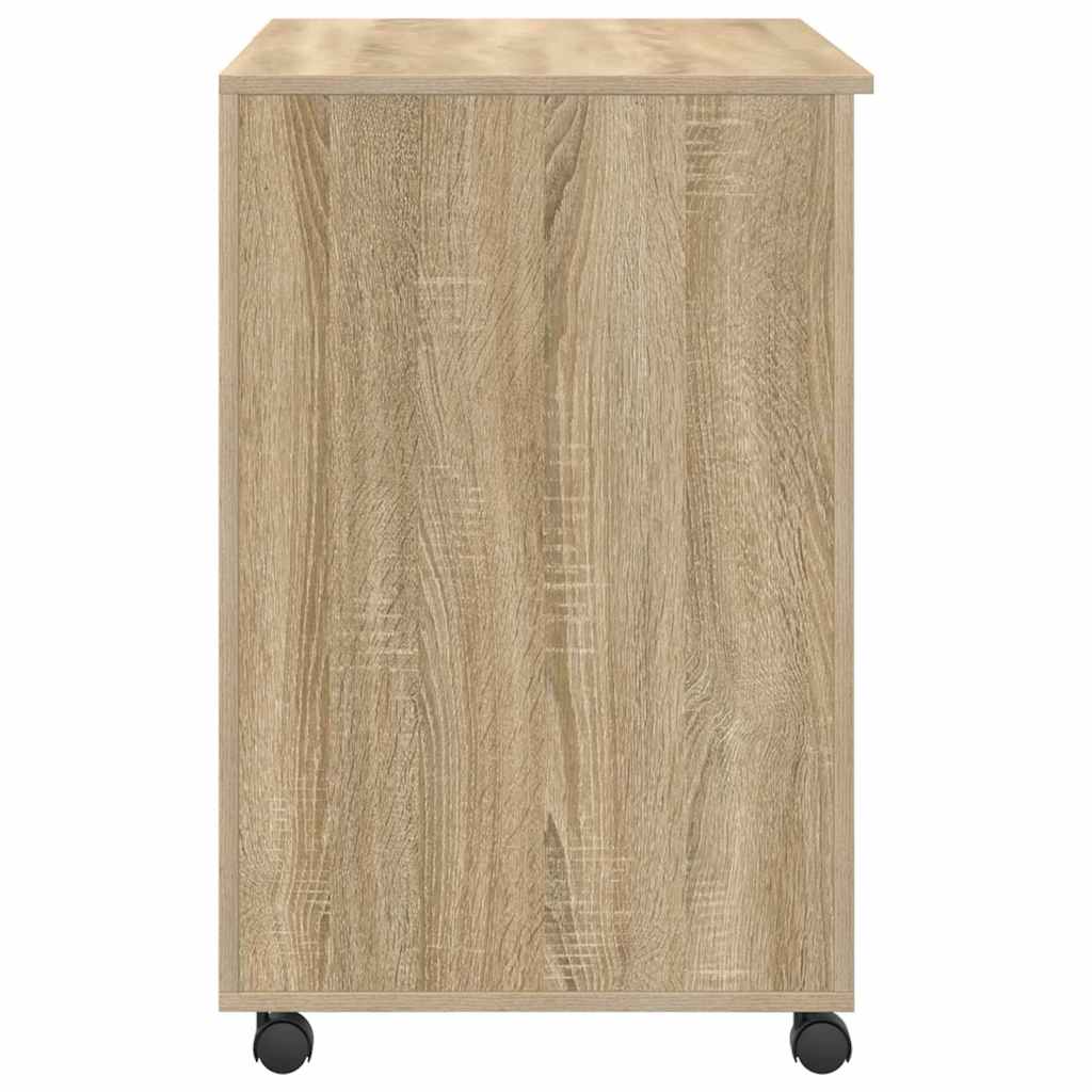Bureau avec roues avec tiroir Chêne Sonoma 91 x 50 x 77 cm - XIOS