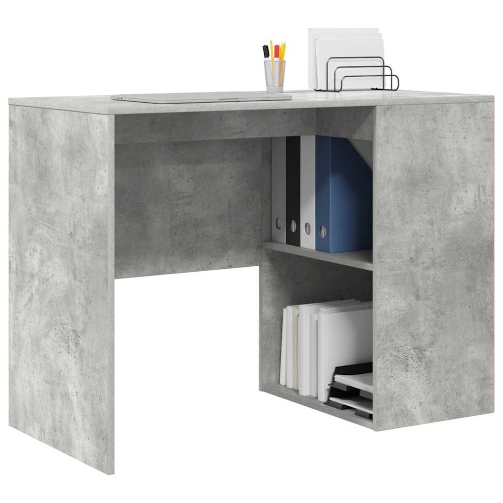 Bureau Gris béton 102 x 50 x 75 cm Bois d'ingénierie - XIOS