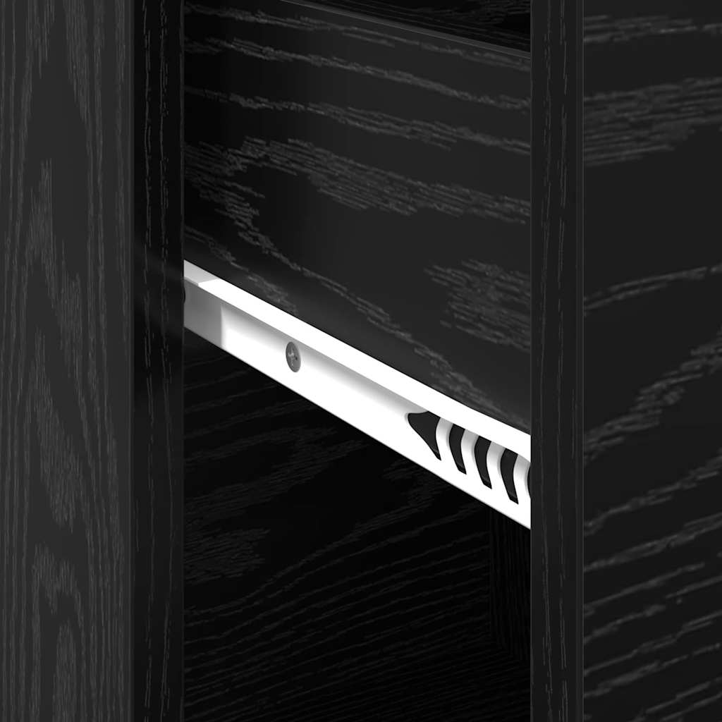 Buffet avec tiroir Chêne noir 38 x 34 x 75 cm - XIOS
