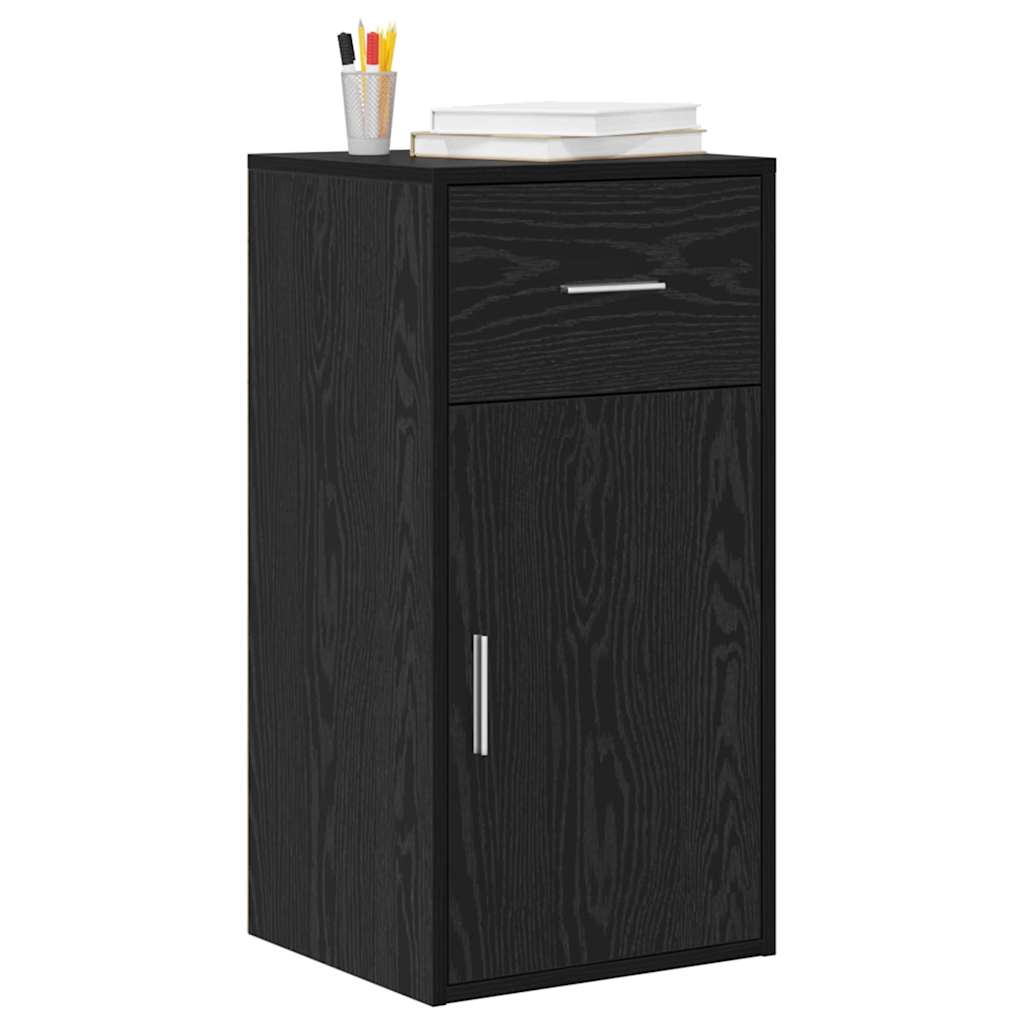 Buffet avec tiroir Chêne noir 38 x 34 x 75 cm - XIOS