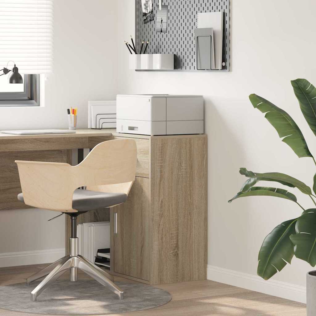 Buffet Chêne sonoma 38 x 34,5 x 75 cm Bois d'ingénierie - XIOS