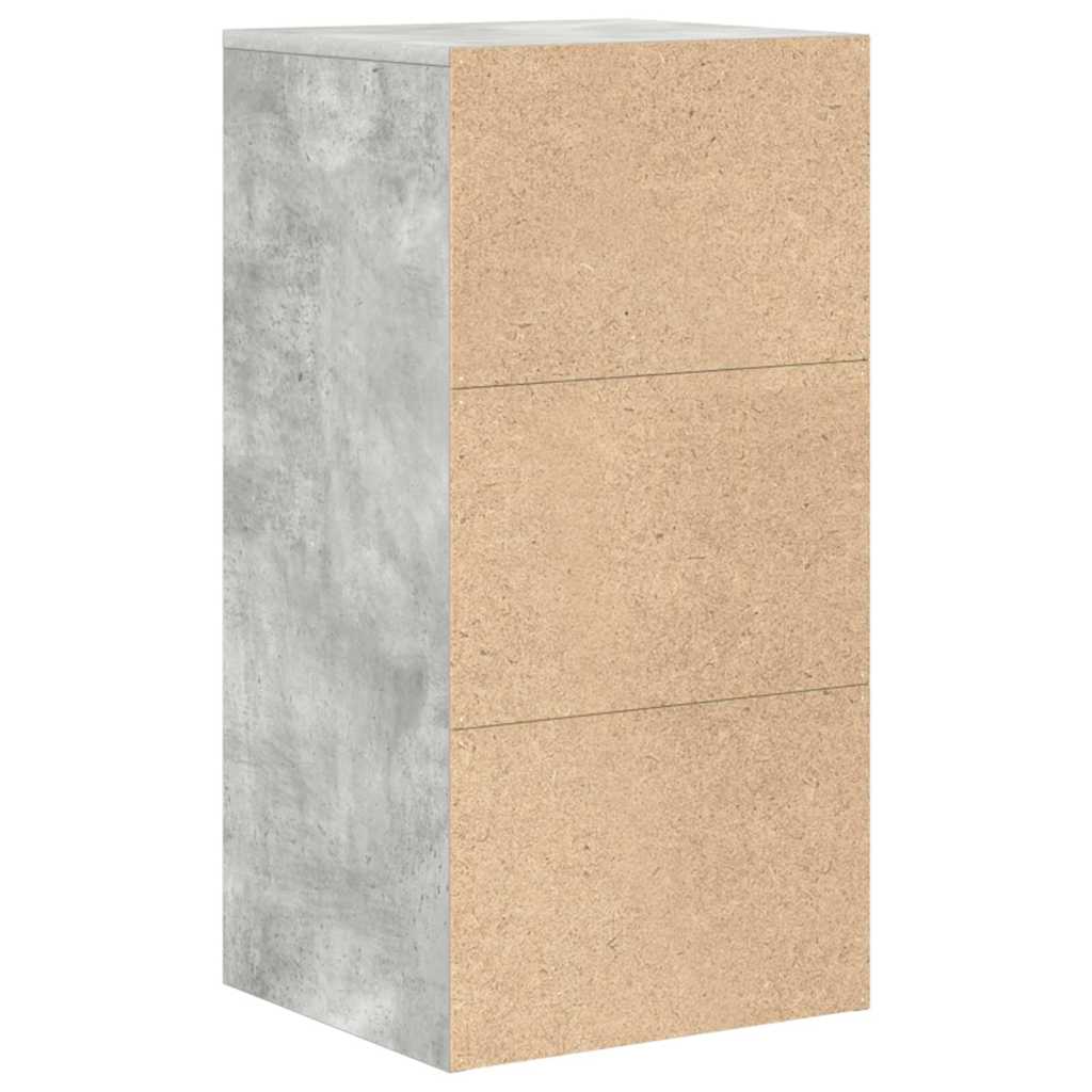 Buffet avec tiroir Gris béton 38 x 34 x 75 cm - XIOS