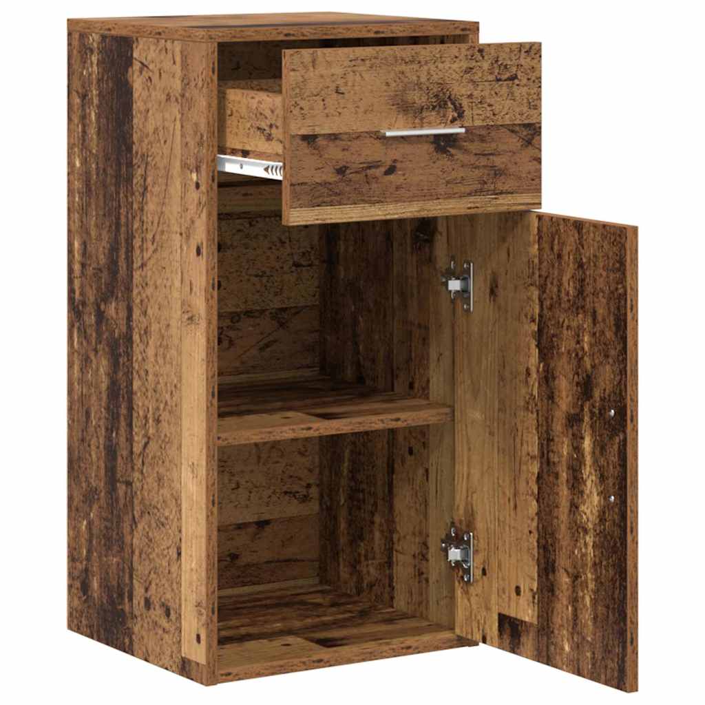 Buffet avec tiroir Bois ancien 38 x 34 x 75 cm - XIOS