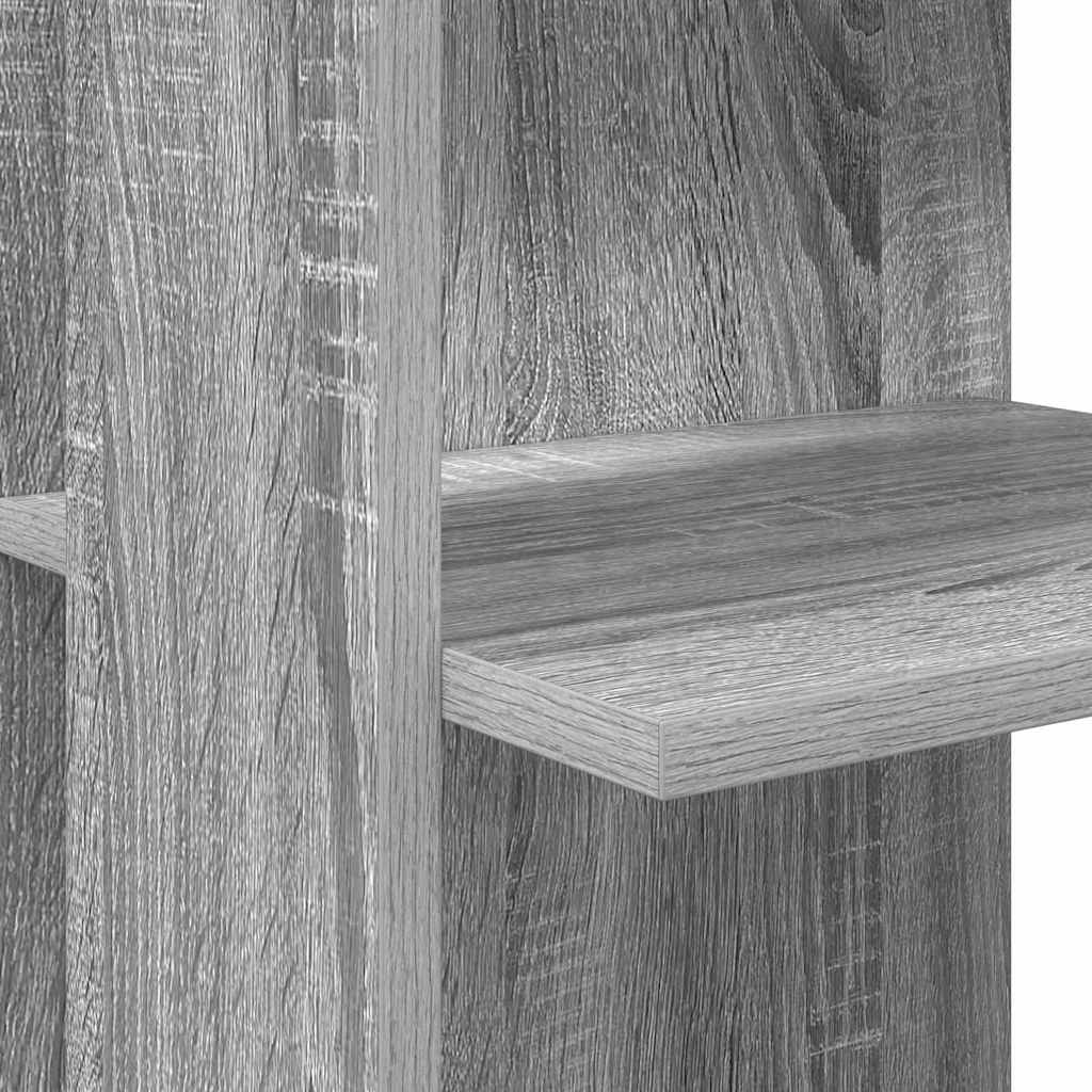 Bureau d'angle avec rangement Gris Sonoma 140 x 113.5 x 75 cm - XIOS