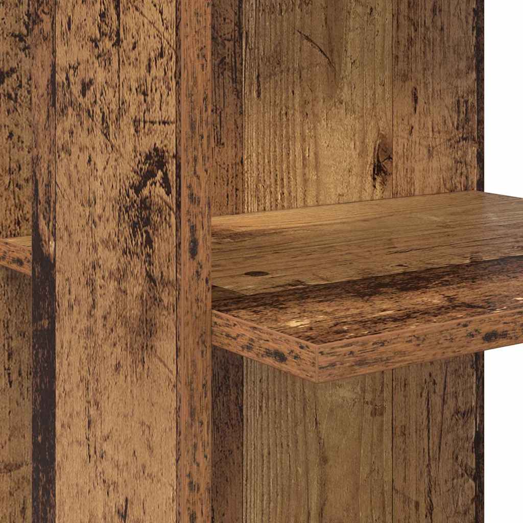 Bureau d'angle avec étagère Bois Ancien 140 x 113,5 x 75 cm - XIOS
