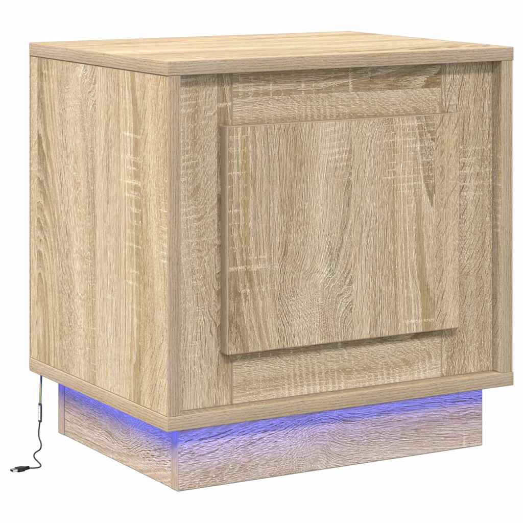 Cabinet de chevet avec Chêne sonoma 44 x 34,5 x 45 cm - XIOS