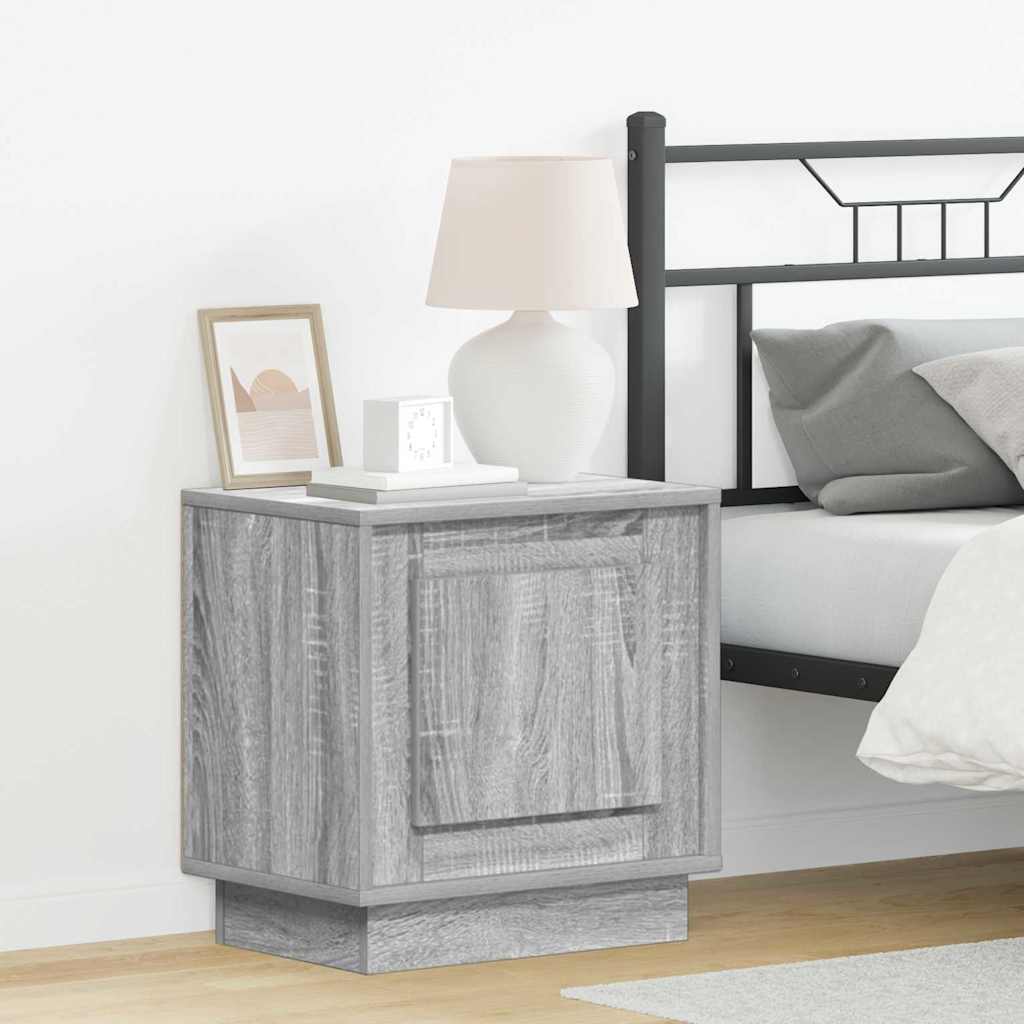 Cabinet de chevet 2 pcs Gris 44 x 34,5 x 45 cm - XIOS