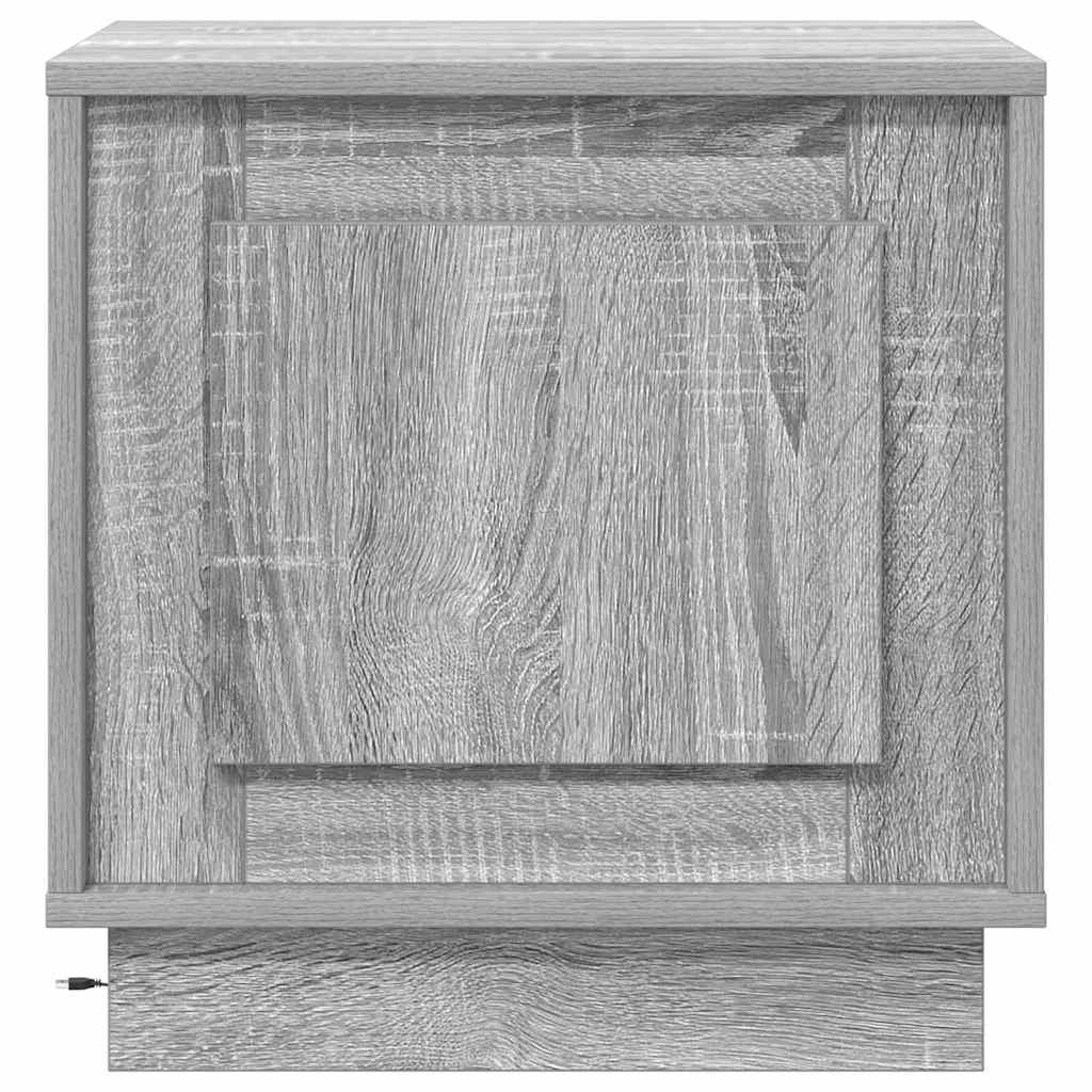 Cabinet de chevet avec 2 pcs Gris 44 x 34,5 x 45 cm - XIOS