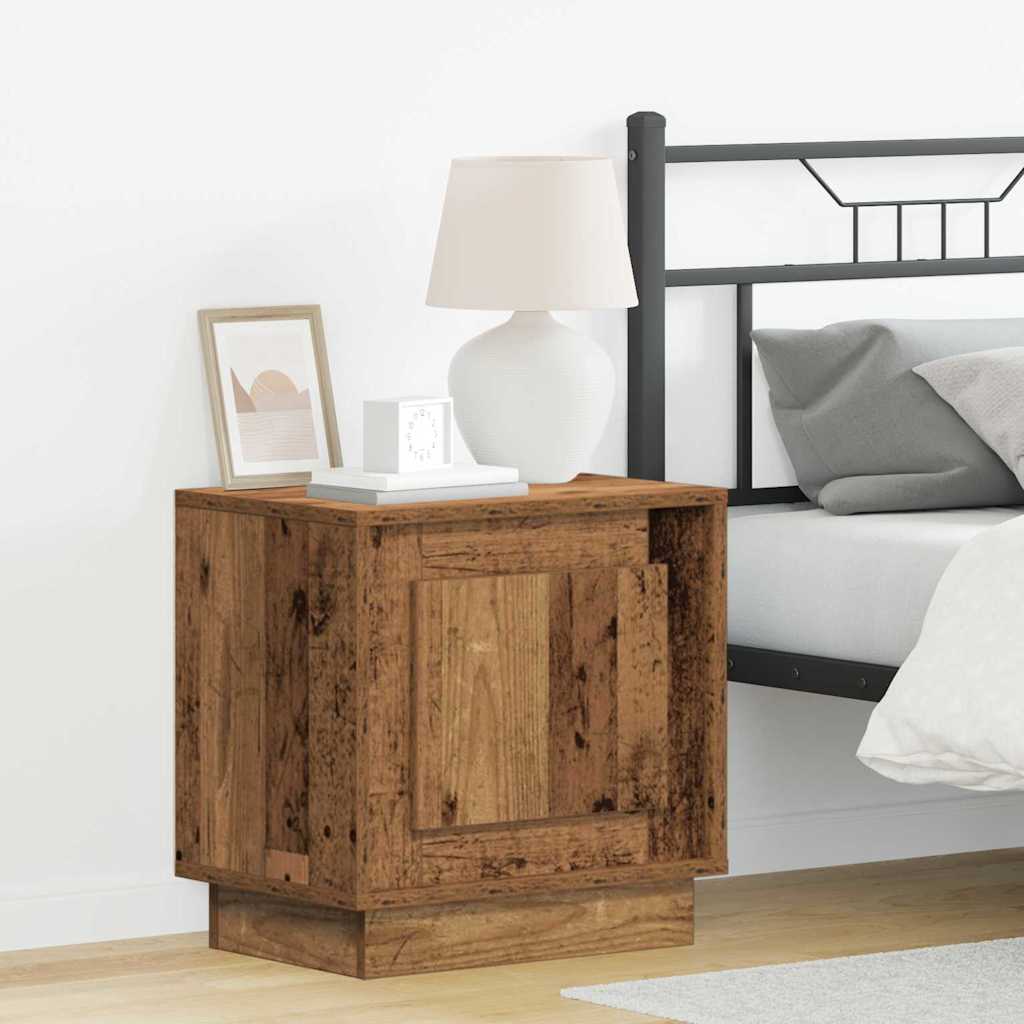 Cabinet de chevet 2 pcs Bois ancien 44 x 34,5 x 45 cm - XIOS