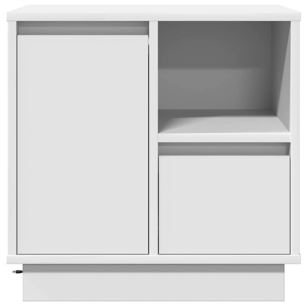 Cabinet de chevet avec tiroir 2 pcs Blanc 50 x 34,5 x 50 cm. - XIOS