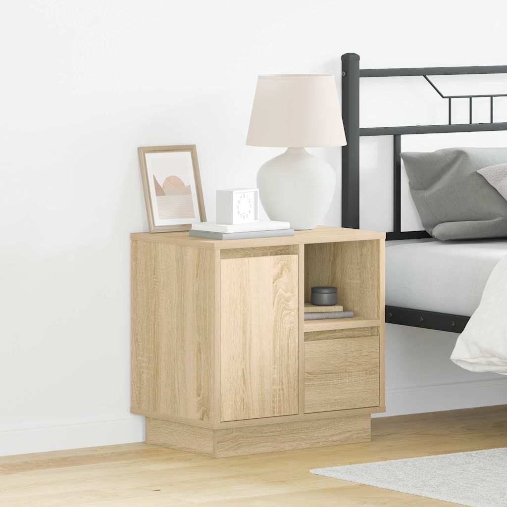 Cabinet de chevet 2 pcs Chêne Sonoma 50 x 34,5 x 50 cm. - XIOS